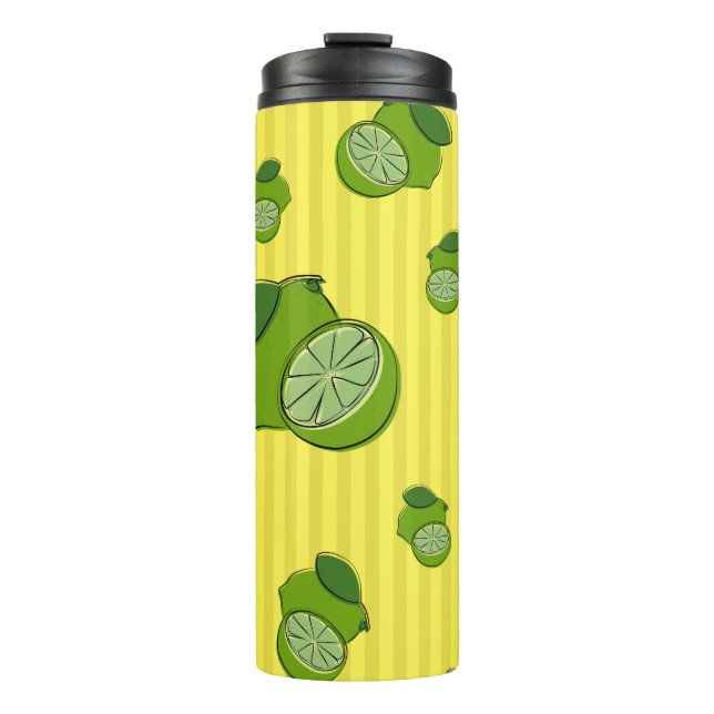 Limes Illustration Thermal Tumbler (Front)