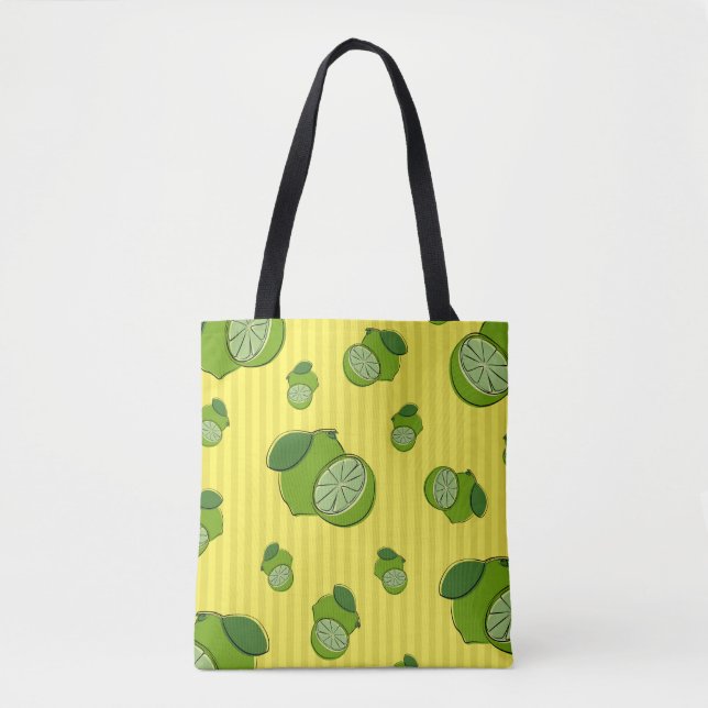 Limes Illustration Tote Bag (Front)