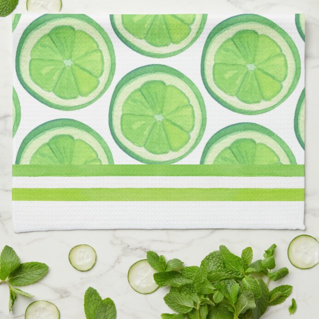 Limes - Kitchen Towel (Folded)