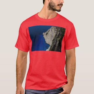 Limestone Cliff Turquoise amp Blue Sea T-Shirt