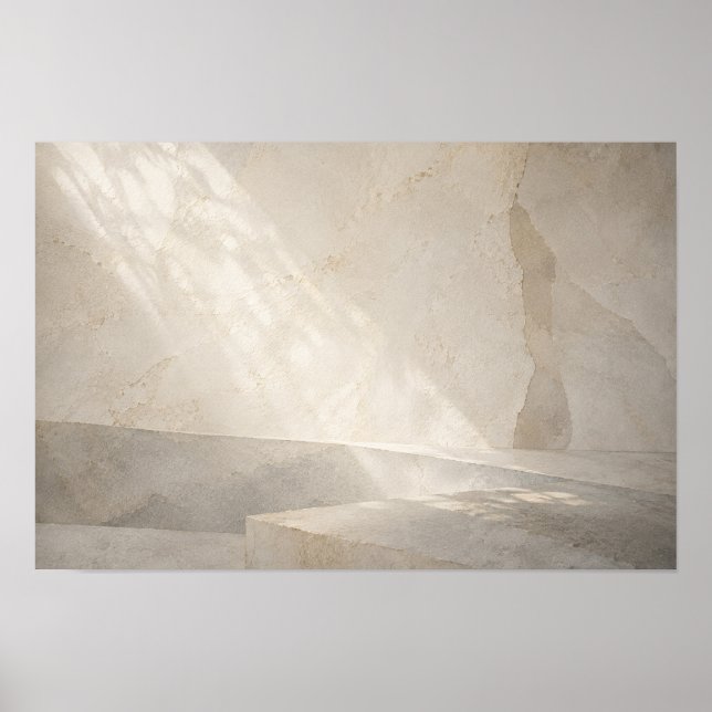 Limestone Glow — Aurema (Landscape) Poster (Front)