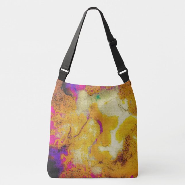 Limestone in Mustard Crossbody Bag (Front)