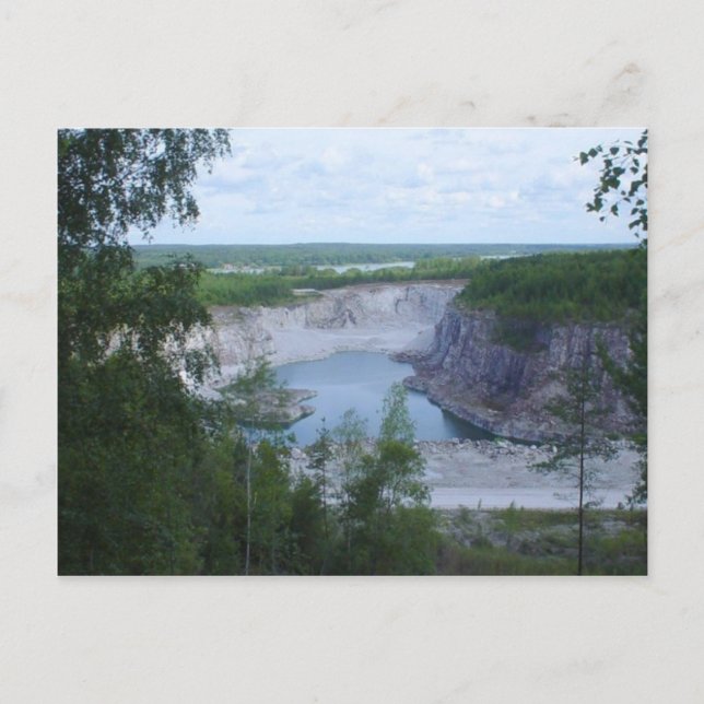 Limestone Quarry Postcard (Front)