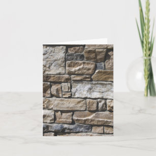 Limestone Rock Wall Card