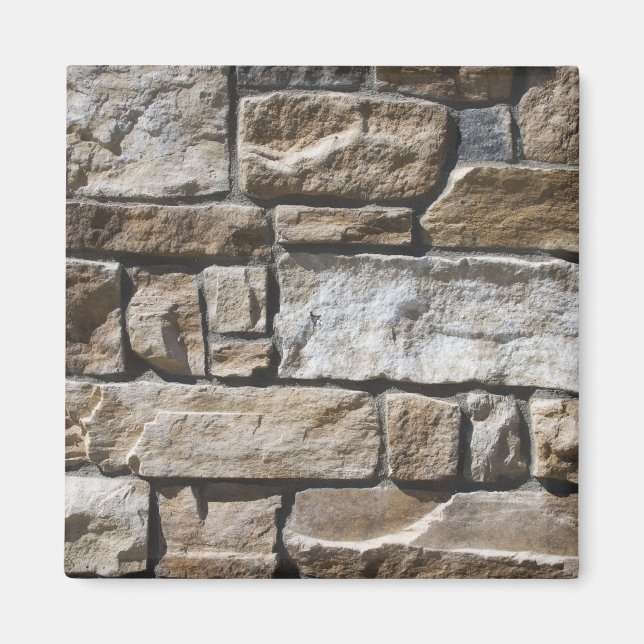 Limestone Rock Wall Magnet (Front)