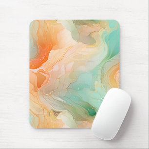 Limestone seamless pattern terracotta mouse pad