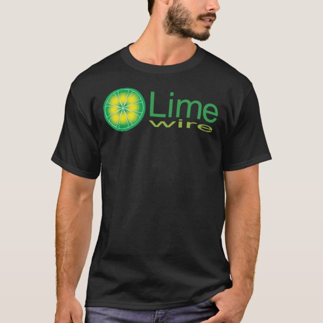 Limewire Music Retro 90s and 2000s P2P Logo Classi T-Shirt (Front)
