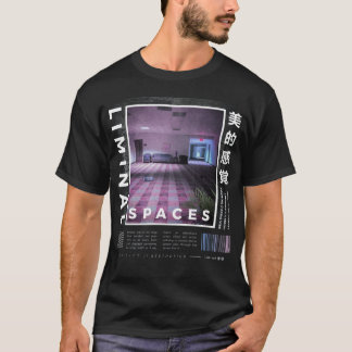 Liminal Spaces Retro 80s & 90s Aesthetic Vaporwave T-Shirt