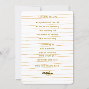 Liminality Greeting Card by Poet Adiela Akoo