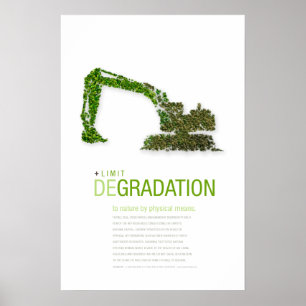 Limit Degradation: Sustainability Principle Poster
