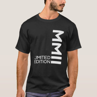 LIMITED EDITION 2002 MMII ROMAN NUMBERS 20Th BIRTH T-Shirt