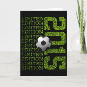 Limited Edition 2015 Soccer 11th Birthday Card