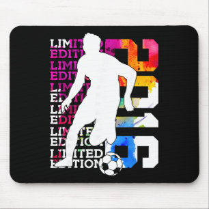 Limited Edition 2016 10 Years Soccer 10th Birthday Mouse Pad