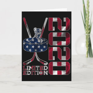 Limited Edition 2025 Ice Hockey 6th Birthday Card