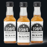 Limited Edition 40th Birthday  Liquor Bottle Label<br><div class="desc">Fun "any year" Limited Edition Birthday or Father's Day Bottle Labels. All text can be changed.</div>