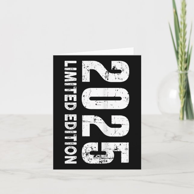 Limited Edition And 2025  Card (Front)