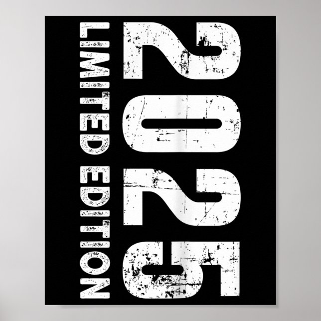 Limited Edition And 2025  Poster (Front)