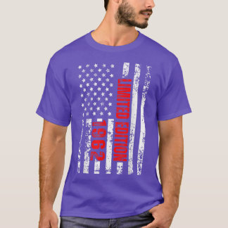 Limited Edition and Born in 1962, Patriotic Birthd T-Shirt