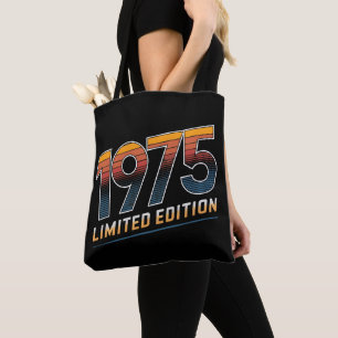 Limited Edition Birth Year 1975 Tote Bag