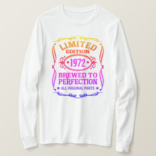 Limited Edition Brewed to Perfection Birth Year T-Shirt