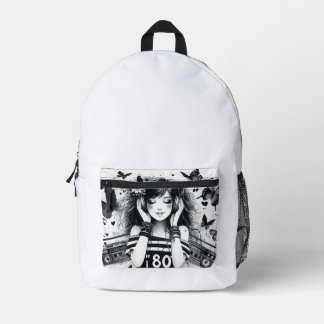 Limited Edition Girl Printed Backpack