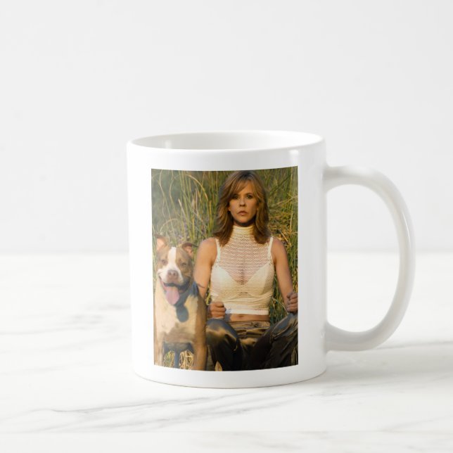 Limited Edition Linda Blair & Rescue Riley Mug (Right)