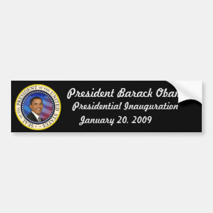 LIMITED EDITION Obama Inauguration COLLECTORS Bumper Sticker