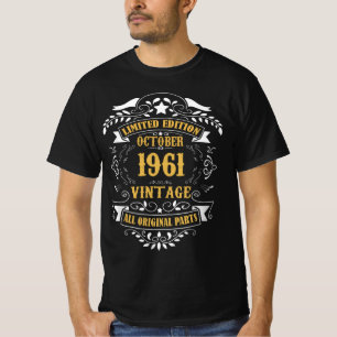 Limited Edition October 1961 Vintage All Original T-Shirt