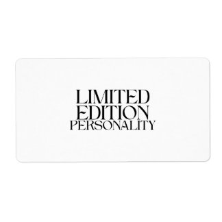 Limited Edition Personality Corporate Shipping