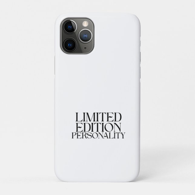 Limited Edition Personality Minimalist Typography Case-Mate iPhone Case (Back)