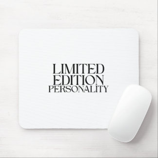 Limited Edition Personality Minimalist Typography Mouse Pad