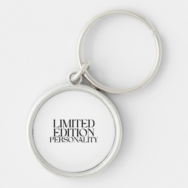 Limited Edition Personality Sarcastic Typography Key Ring (Front)