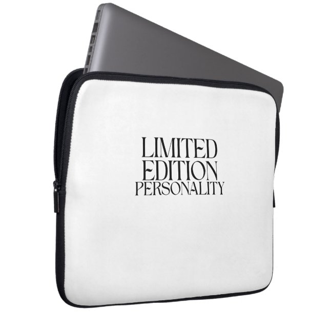 Limited Edition Personality Sarcastic Typography Laptop Sleeve (Front Right)