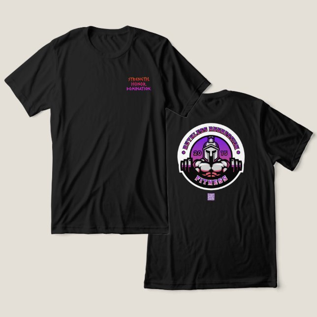 Limited Edition RA Fitness Men’s Miami Vice Tee (Design Front & Back)