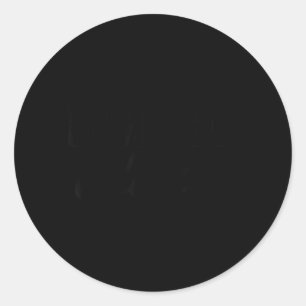 Limited Edition Rare Original Birthday Graphic Classic Round Sticker