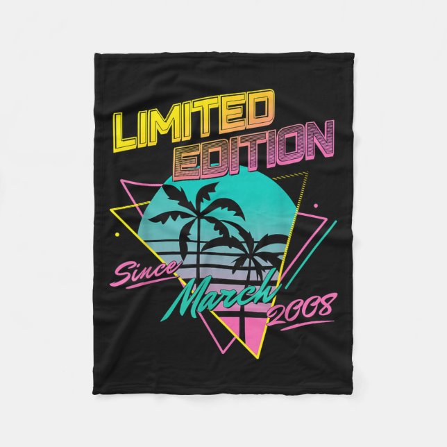 Limited Edition Since March 2008 Fleece Blanket (Front)