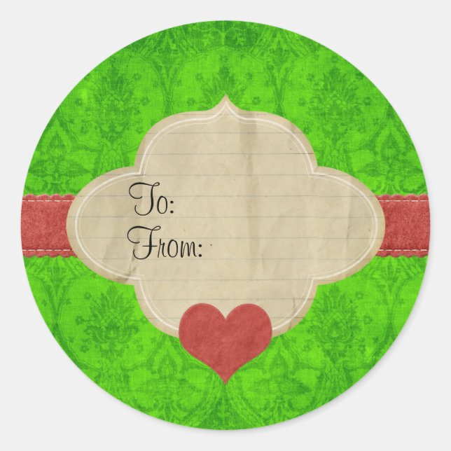 Limited Edition Stickers Noel "from-to" n°3 (Front)