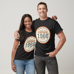 Limited Edition Vintage 1966 All Original Parts T-Shirt