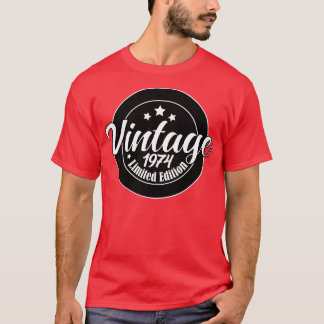 Limited Edition Vintage 1974 birthday 49st Birthda T-Shirt