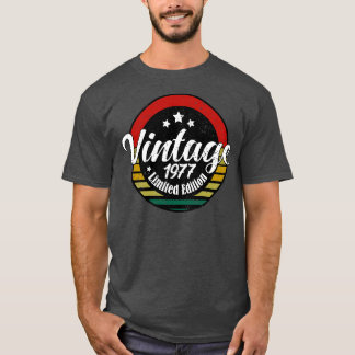 Limited Edition Vintage 1977 birthday st Birthday T-Shirt