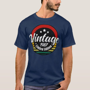 Limited Edition Vintage 1987 birthday 36th Birthda T-Shirt