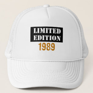 Limited edition vintage 1989 trucker hat