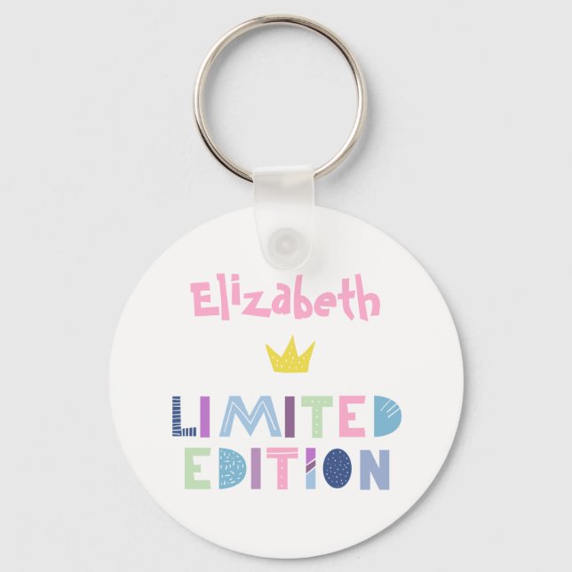 Limited Edition Word Art Expression Key Ring (Front)