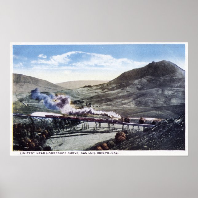 Limited Rail, Horseshoe Curve Poster (Front)