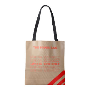 Limited time only THE Paper Bag shopping tote bag