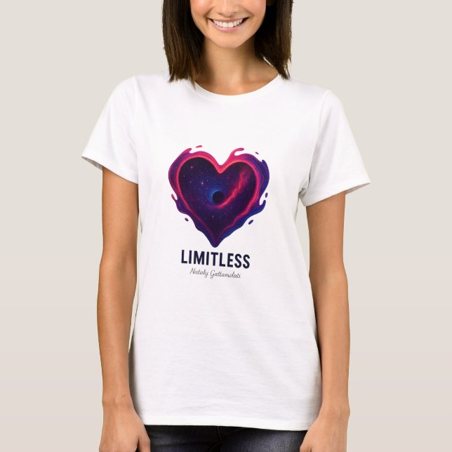 Limitless Cosmic Heart ✨ T-Shirt (Front)
