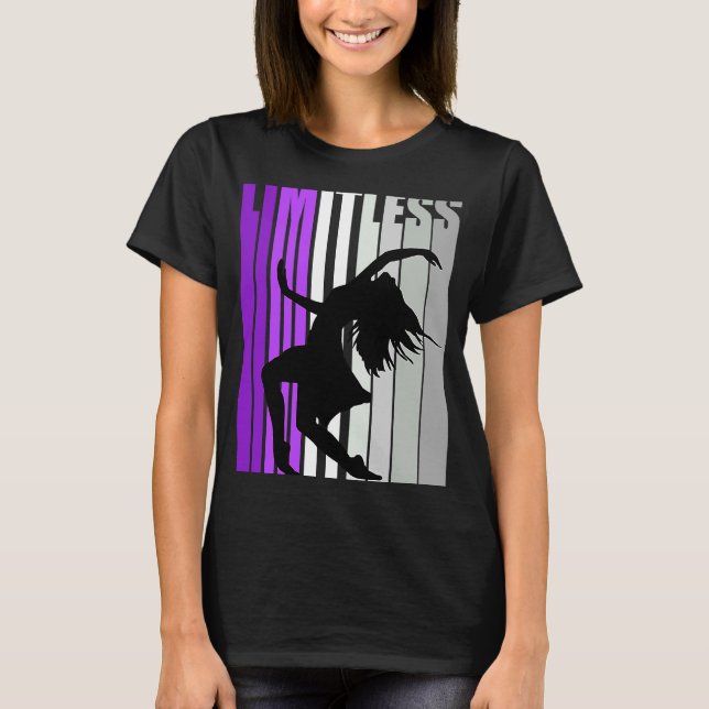 Limitless Dancing Birthday Competition Compete T-Shirt (Front)