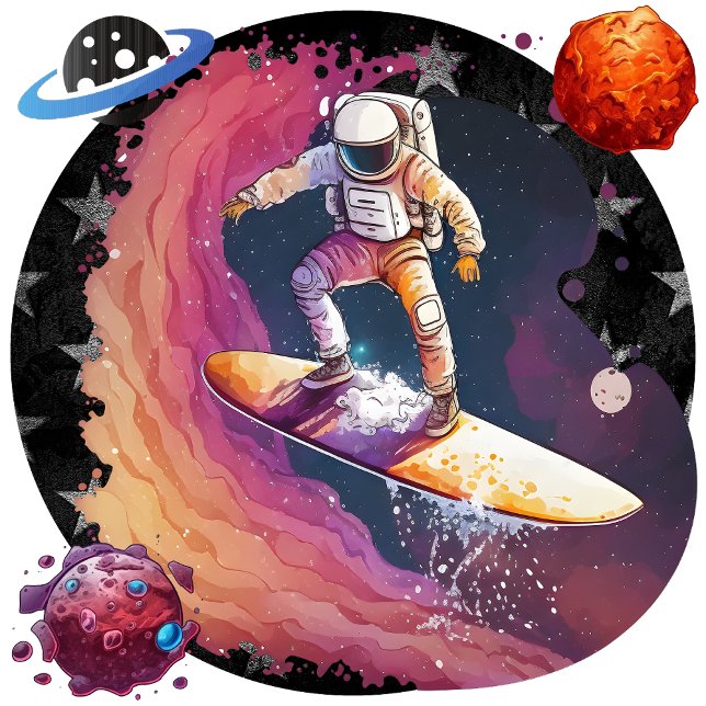 Limitless Frontiers Round Cushion (Beyond Horizons: Astronomy's Limitless Frontiers)