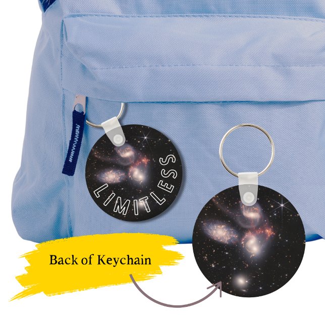 Limitless Inspirational Metal Key Ring (Creator Uploaded)