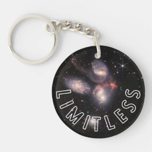 Limitless Inspirational Personalised 2-sided Key Ring